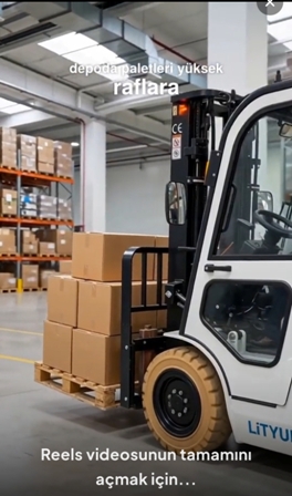 Sat�l�k Lityum Elektrikli Forklift
