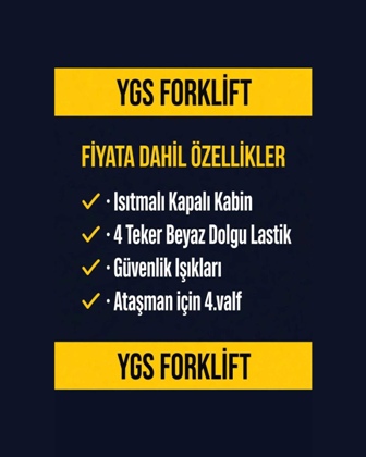 Sat�l�k Lityum Elektrikli Forklift