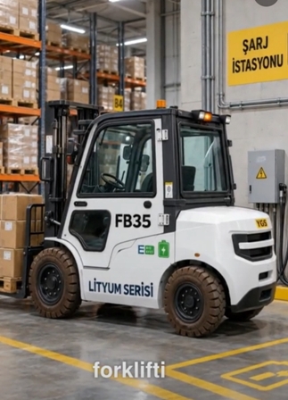 Sat�l�k Lityum Elektrikli Forklift