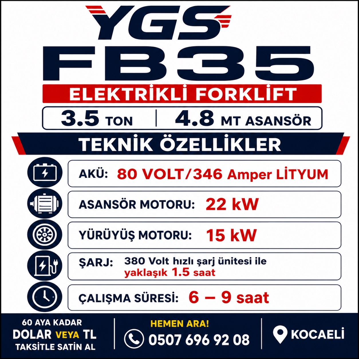 Sat�l�k Forklift,Elektrikli Forklift,Leasing Taksitle,YGS Forkliftt
